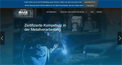 Desktop Screenshot of metallbau-maas.de